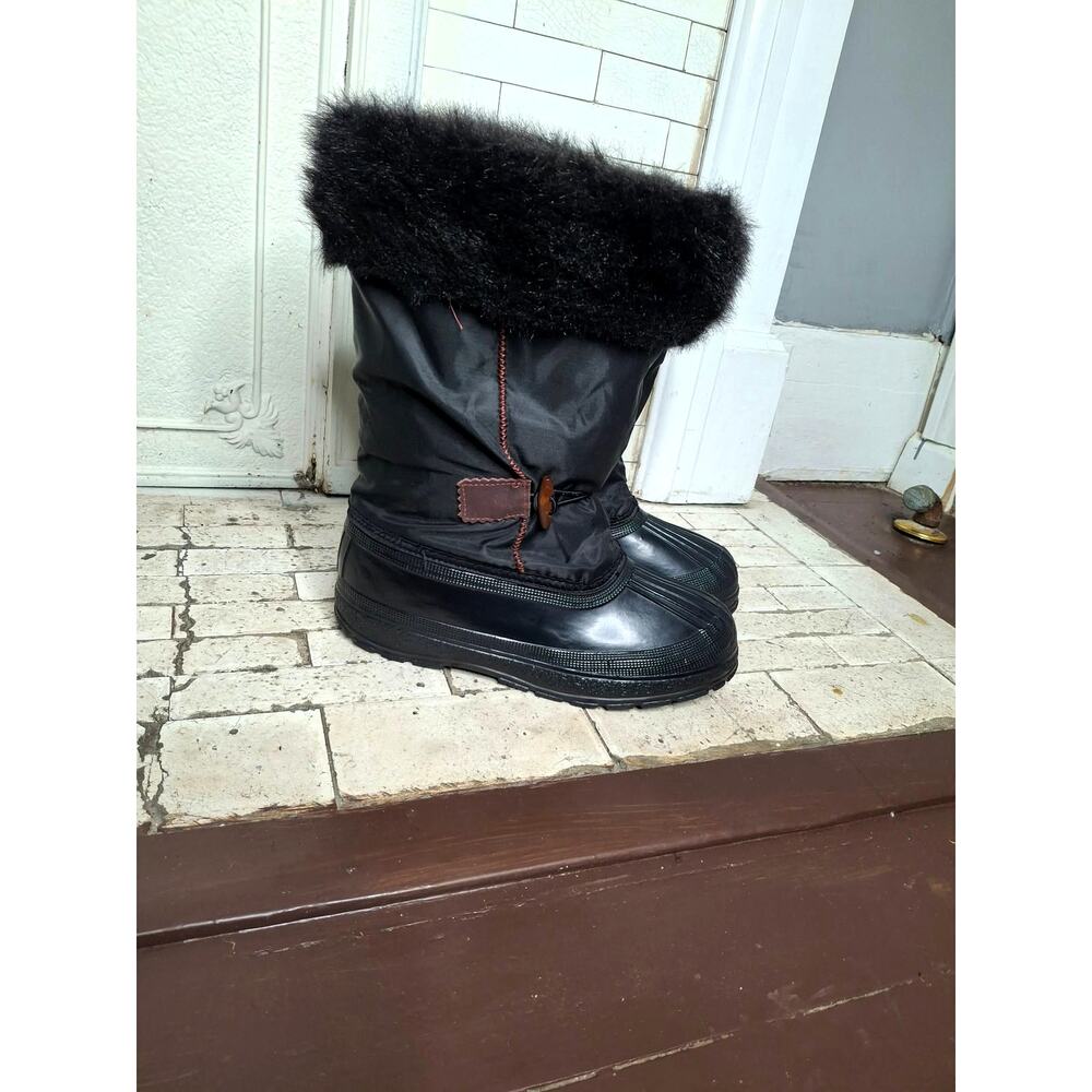 Vintage Lava Core Made in Canada Wool Lined Pac Boots Womens 8 Vintage Snow Boot